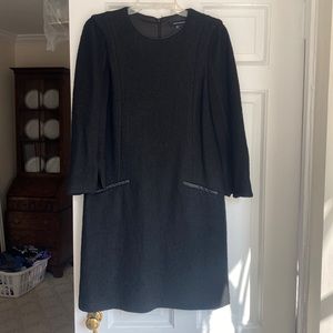 French Connection Boucle Wool Black dress